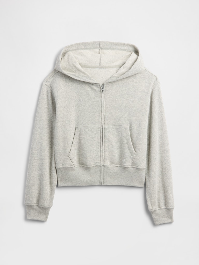 Kids' Relaxed Wedge Zip Hoodie: $15