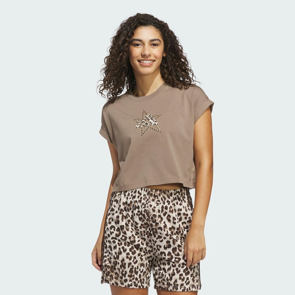 Rock Glam Logo Graphic T-Shirt: $35
