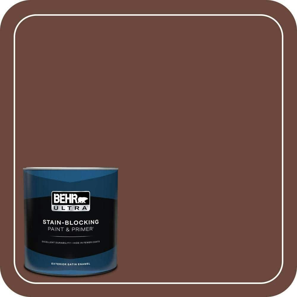 Deep Cherrywood Satin Exterior Enamel Paint and Primer 1-Quart: $29.98 Deep Cherrywood Satin Exterior Enamel Paint and Primer 1-Quart: $29.98