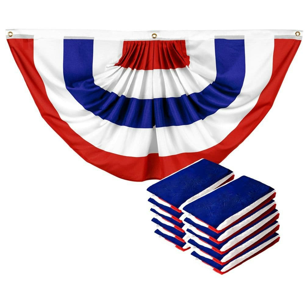 1.5-Foot x 3-Foot Printed Polyester USA Fan Flag 10-Pack: $93.99 1.5-Foot x 3-Foot Printed Polyester USA Fan Flag 10-Pack: $93.99