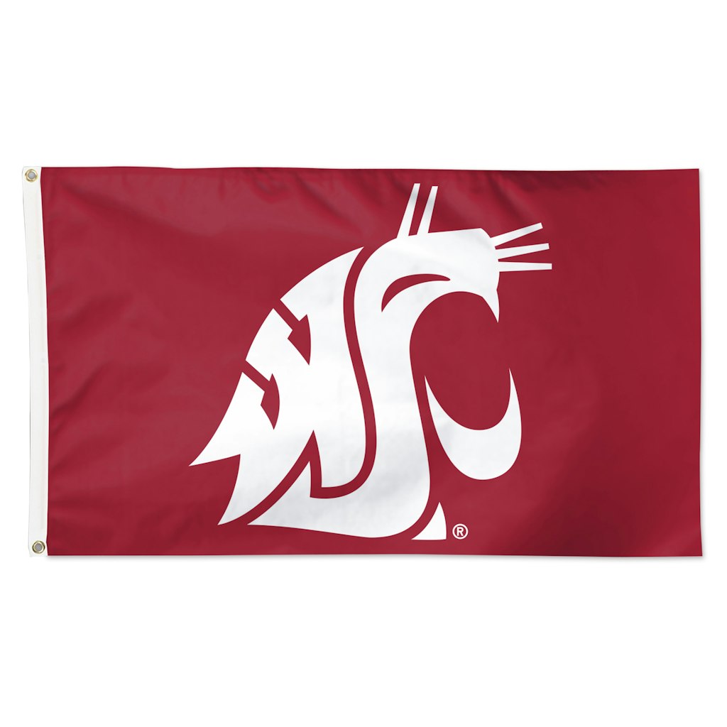 Washington State Cougars 3'x5' Primary Logo Flag: $29.99 Washington State Cougars 3'x5' Primary Logo Flag: $29.99