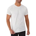 Hanes Men's Stay-Tucked Cotton Undershirt 6-pack for $11 w/ Prime + free shipping