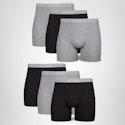 Hanes Men's Cotton Moisture-Wicking Boxer Briefs 6-Pack for $12 w/ Prime + free shipping