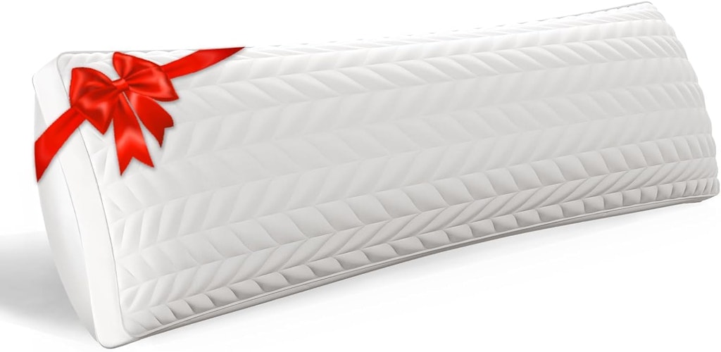 ZonLi Long Body Pillow w/ Adjustable Shredded Memory Foam, 20x54": $14 w/ Prime