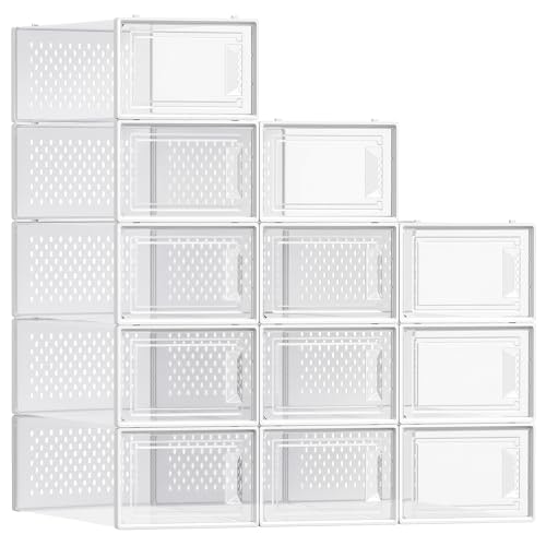 Songmics Stackable Shoe Storage Box 12-Pack: $27 w/ Prime Songmics Stackable Shoe Storage Box 12-Pack: $27 w/ Prime