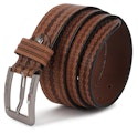 Men's Leather Belt: 1-cent + free shipping w/ $25