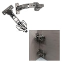 2-Piece 125-Degree Hydraulic Buffer Cabinet Door Hinges: 1-cent + free shipping w/ $25