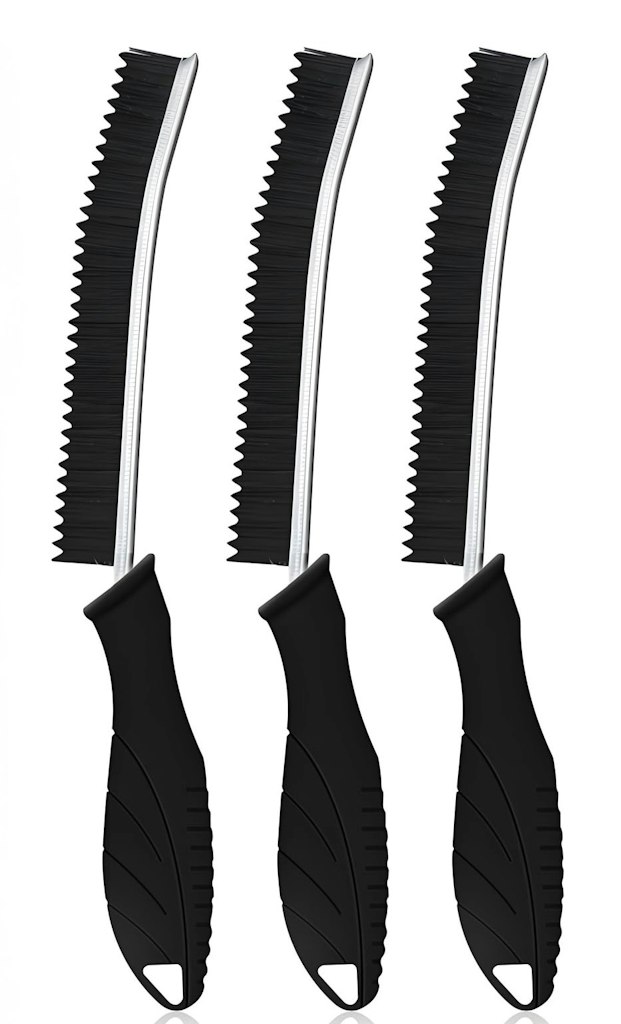 3-Piece Crevice Cleaning Brush Set: 1-cent