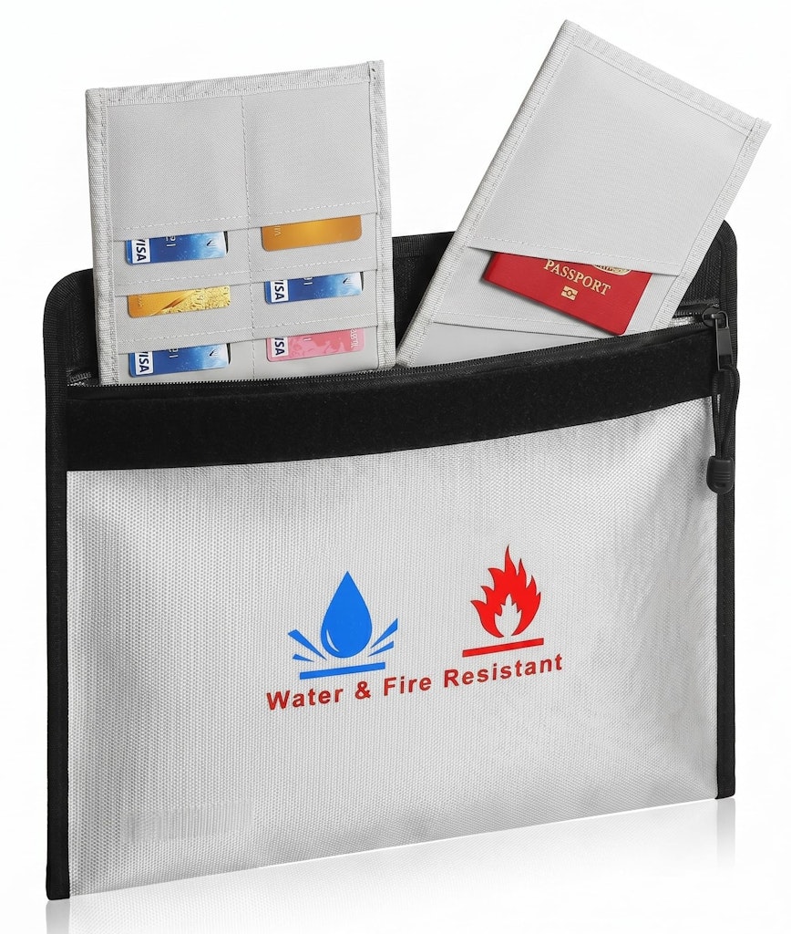 15" x 11" Fireproof Document Bag: 1-cent