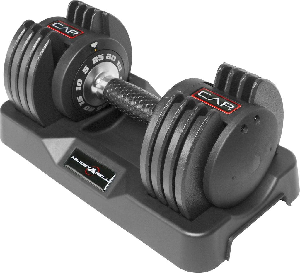 CAP Barbell 5-in-1 25-lb. Adjustable Dumbbell: $65