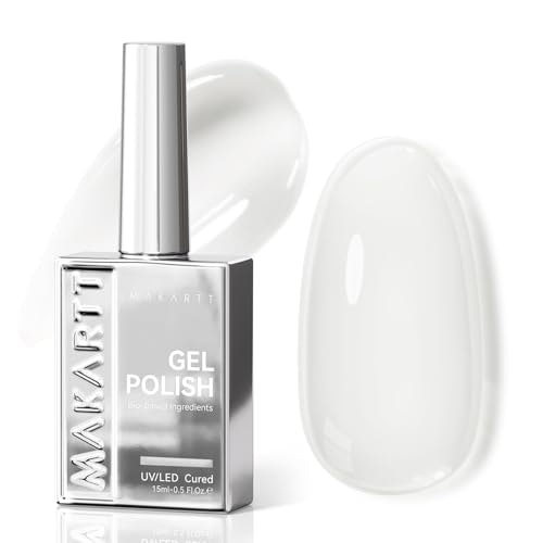 Makartt 15ml Milky White Gel Nail Polish: $5 w/ Prime Makartt 15ml Milky White Gel Nail Polish: $5 w/ Prime