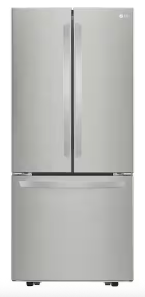 LG 22-cu. ft. French Door Refrigerator:  $1,399 