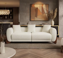 Morden Fort Cloud Couch 87" Boucle Sofa for $536 + free delivery