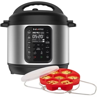 Instant Pot 6-Quart 9-in-1 Pressure Cooker Bundle : $70 Instant Pot 6-Quart 9-in-1 Pressure Cooker Bundle : $70