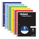 Oxford College Ruled Spiral Notebook 6-Pack for $5.61 w/ Prime + free shipping
