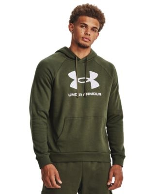Under Armour Men's Rival Logo Hooded Sweatshirt: $22
