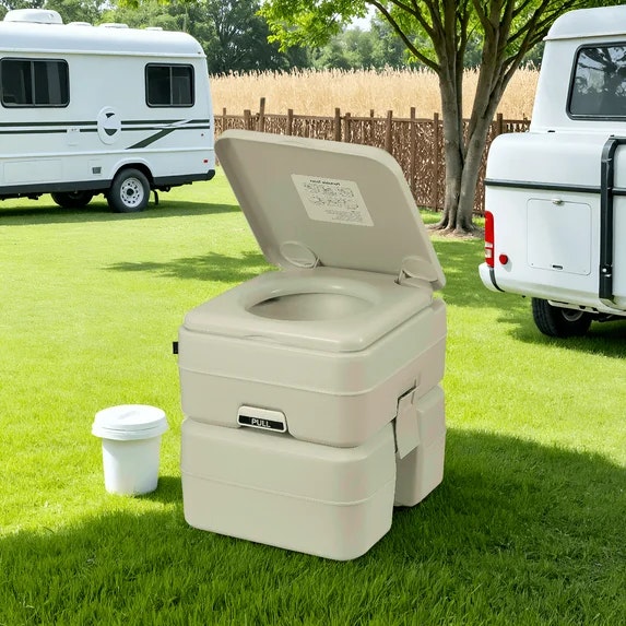 Naipo 5.3-Gallon Portable Camping Toilet: $72 Naipo 5.3-Gallon Portable Camping Toilet: $72