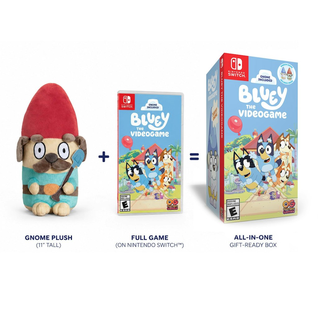 Bluey: The Videogame Amazon Exclusive Plush Bundle for Nintendo Switch: $15 w/ Prime