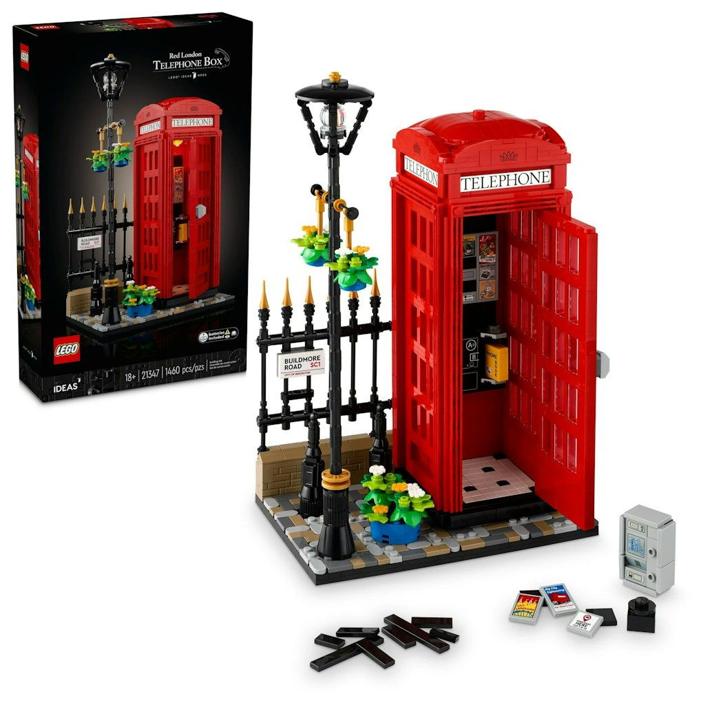 LEGO Ideas Red London Telephone Booth Building Set : $85 LEGO Ideas Red London Telephone Booth Building Set : $85