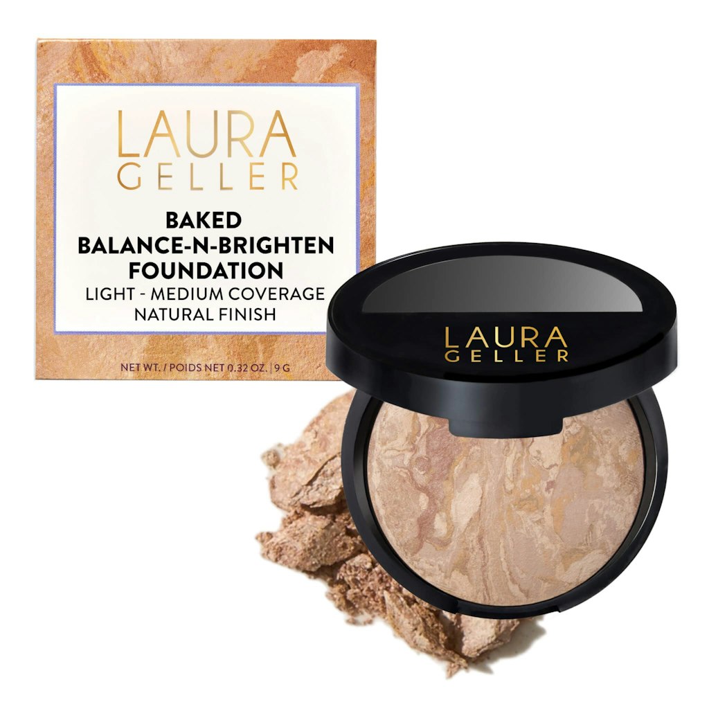 LAURA GELLER NEW YORK Baked Balance-N-Brighten Color Correcting Powder Foundation: $19 w/ Prime LAURA GELLER NEW YORK Baked Balance-N-Brighten Color Correcting Powder Foundation: $19 w/ Prime