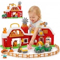 bessome 30-Piece Farm Animal Big Barn Playset for $40 w/ Prime + free shipping