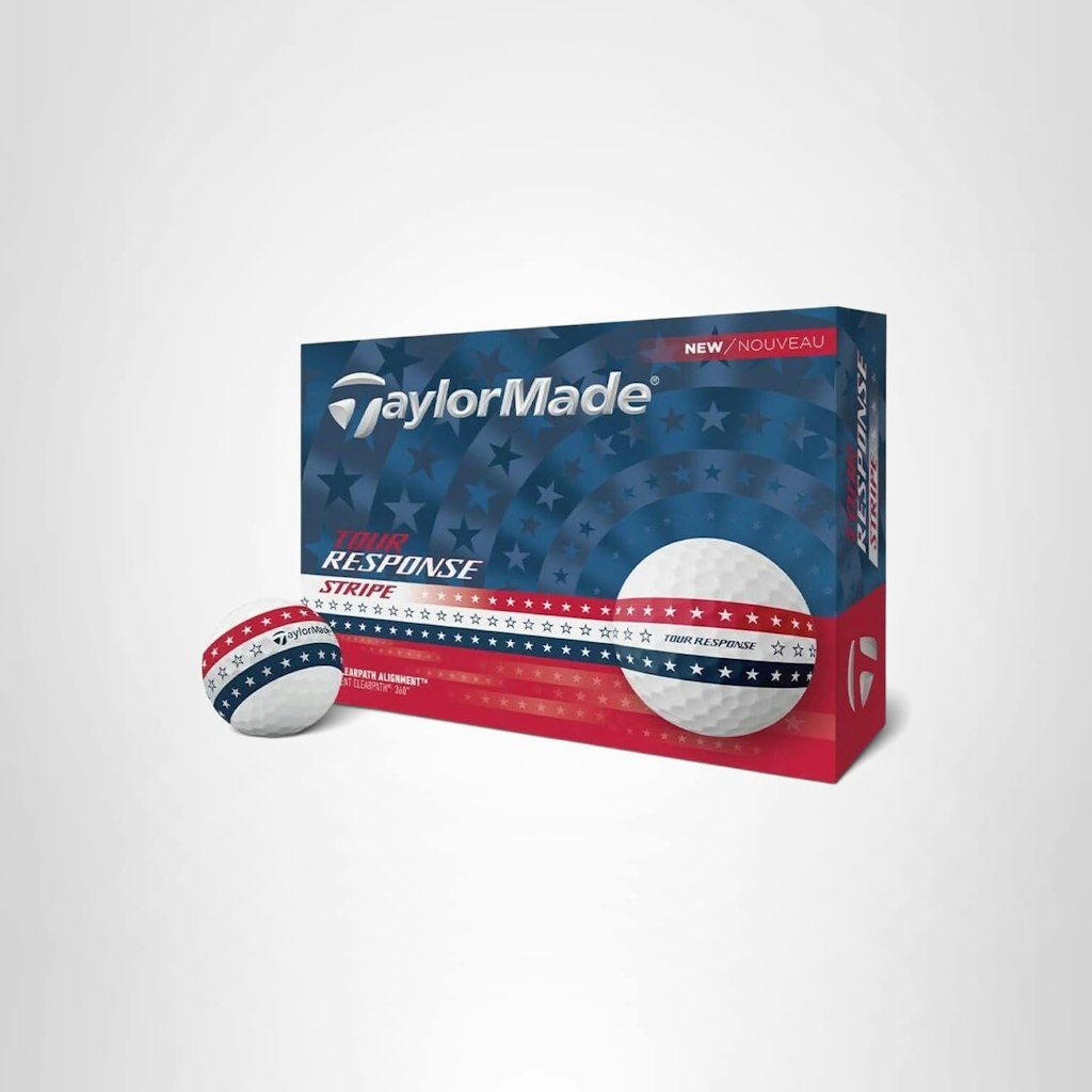 TaylorMade Tour Response Stripe Golf Balls 12-Pack: $28 w/ Prime