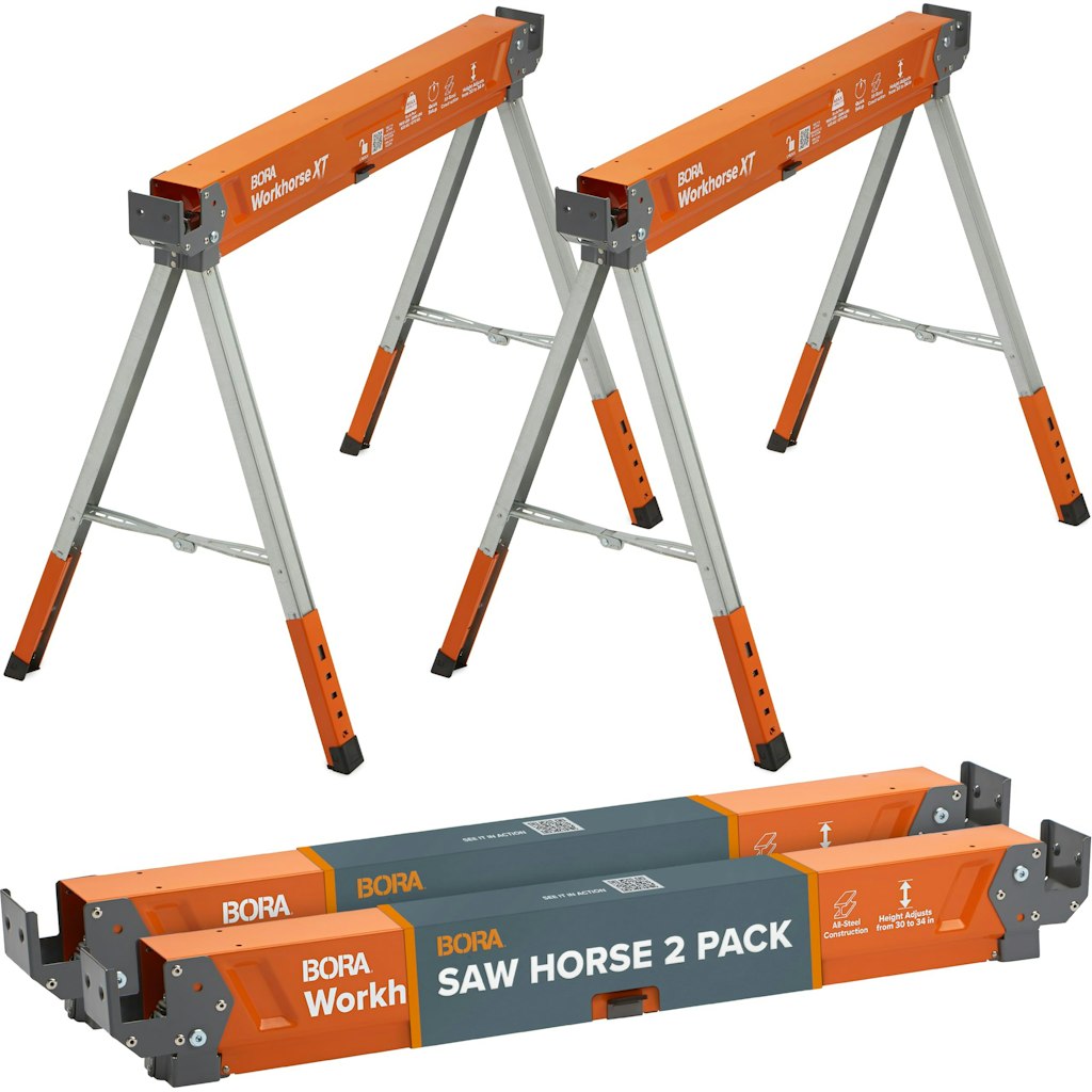 Bora Workhorse XT PM-3360T Adjustable Folding Sawhorse 2-Pack: $88 w/ Prime