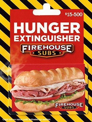 Firehouse Subs $50 Gift Card: $40 w/ Prime Firehouse Subs $50 Gift Card: $40 w/ Prime
