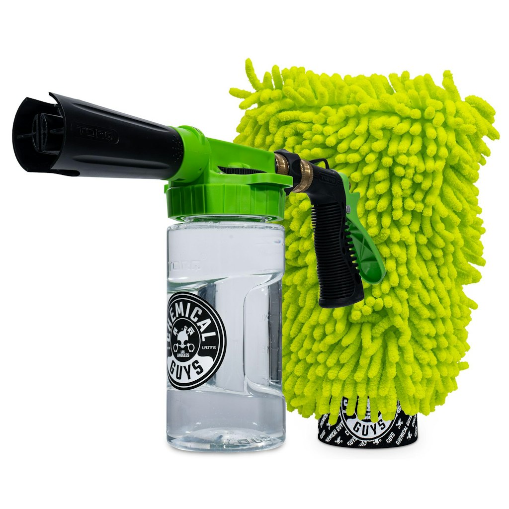 Chemical Guys Foam Blaster 6 Foam Gun & Chenille Wash Mitt Kit: $36 w/ Prime
