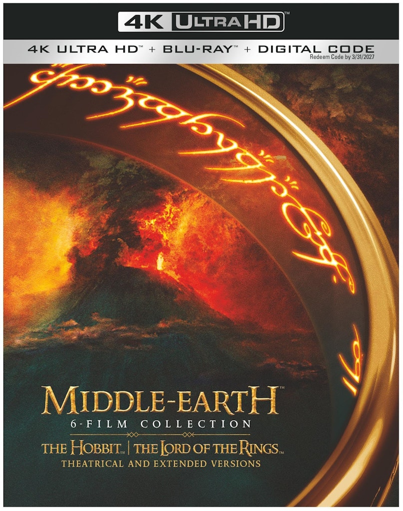 Middle-Earth 6-Film Collection (Extended & Theatrical) 4K Ultra HD + Digital: $89