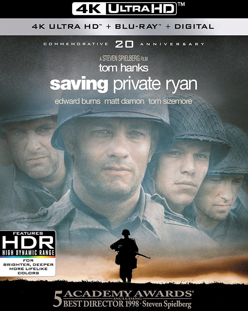Saving Private Ryan 4K UHD Blu-ray: $15 w/ Prime Saving Private Ryan 4K UHD Blu-ray: $15 w/ Prime