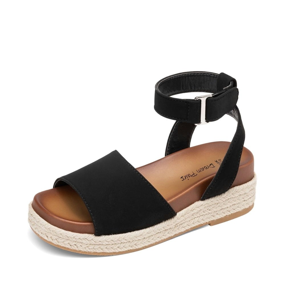 Dream Pairs Girls Flatform Wedge Espadrille Sandals: $23.99 Dream Pairs Girls Flatform Wedge Espadrille Sandals: $23.99