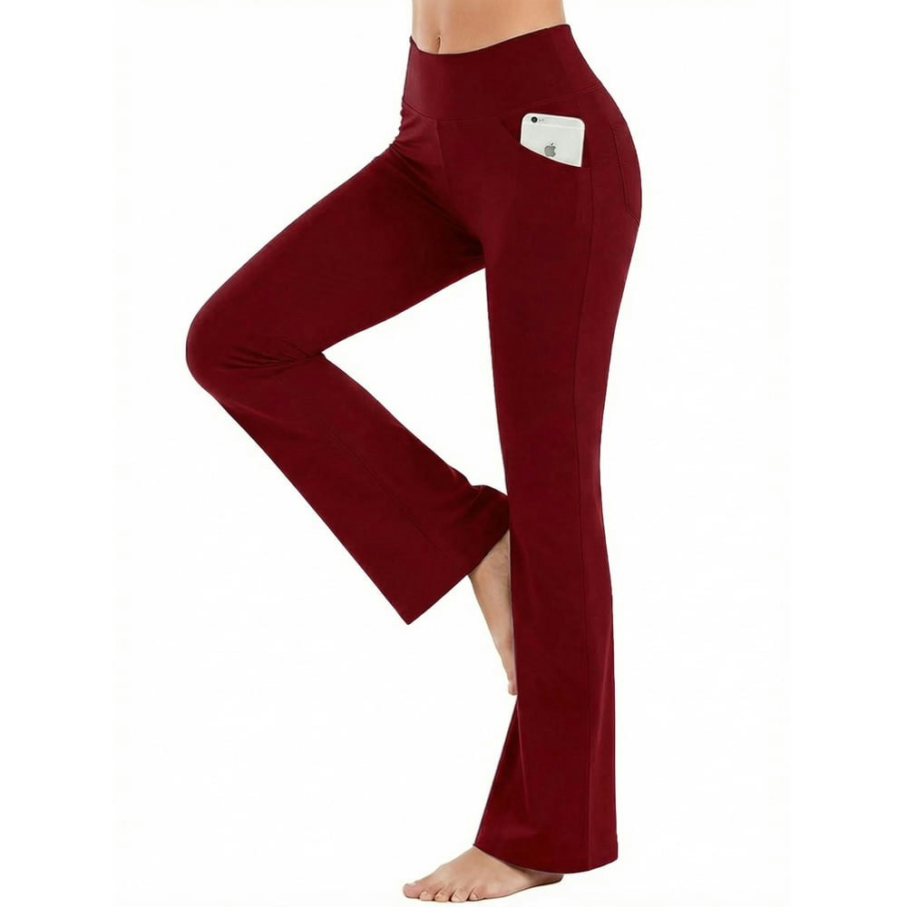 ValueVibe Women's High-Waist Bootcut Yoga Pants with Pockets: $14.93 ValueVibe Women's High-Waist Bootcut Yoga Pants with Pockets: $14.93