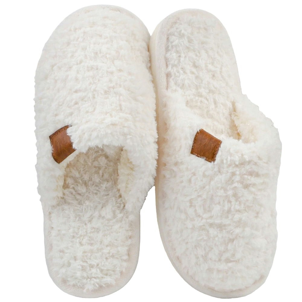 Translink Women's Fuzzy Memory Foam Slippers: $8.97