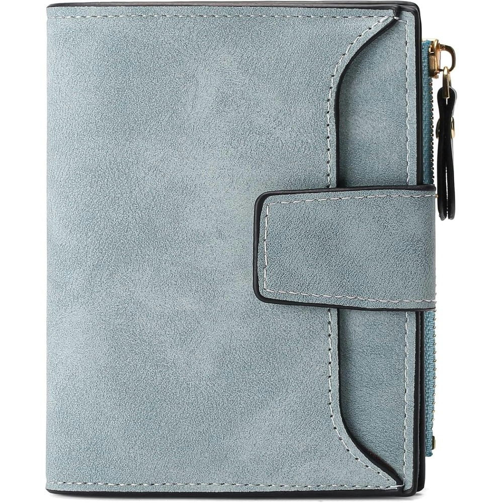 Yzhappy Bifold Compact Leather Wallet: $10.79
