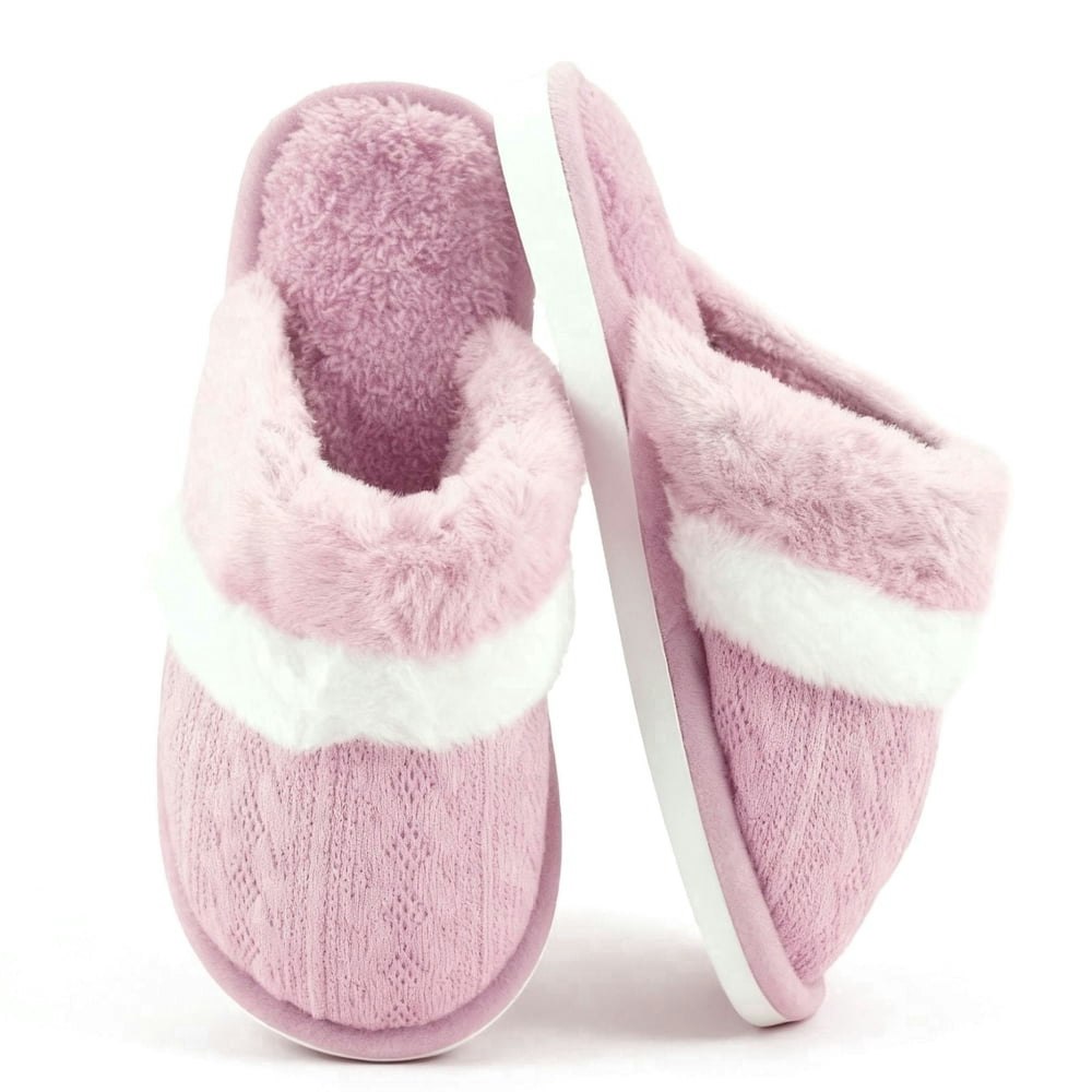 Beranmey Women's Memory Foam Fuzzy Slippers: $12.99 Beranmey Women's Memory Foam Fuzzy Slippers: $12.99