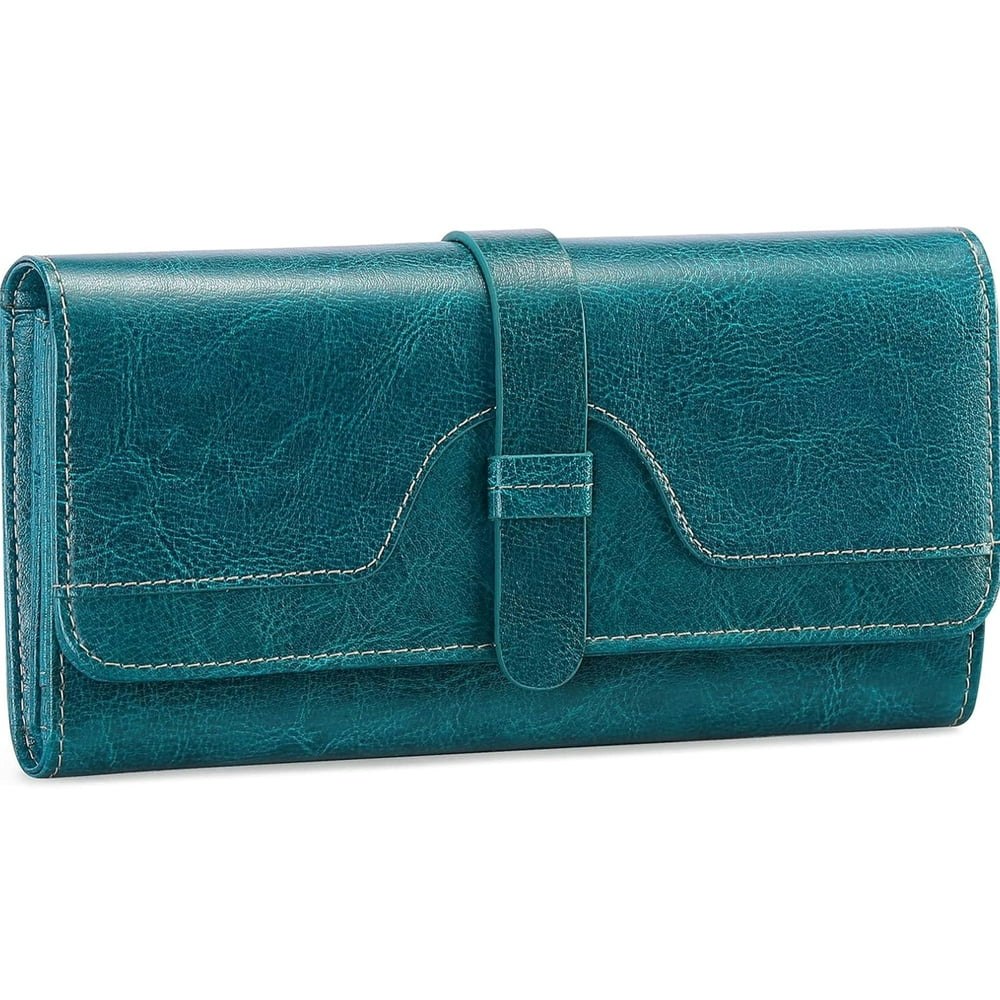 Gmdisc Leather RFID Blocking Women's Wallet: $12.79