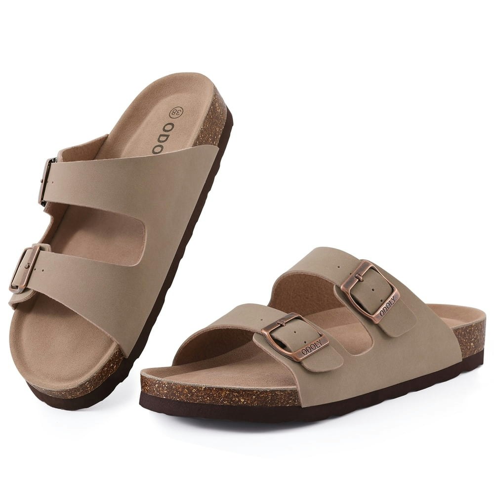 Comwarm Women's Cork Footbed Slide Sandals: $23.74 Comwarm Women's Cork Footbed Slide Sandals: $23.74