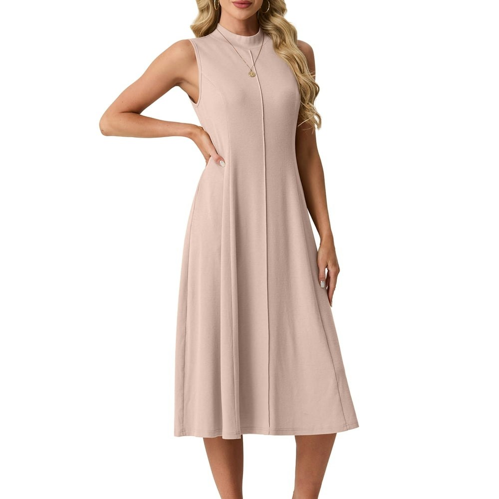 Cueply Women's Sleeveless Midi Tank Dress: $14.79