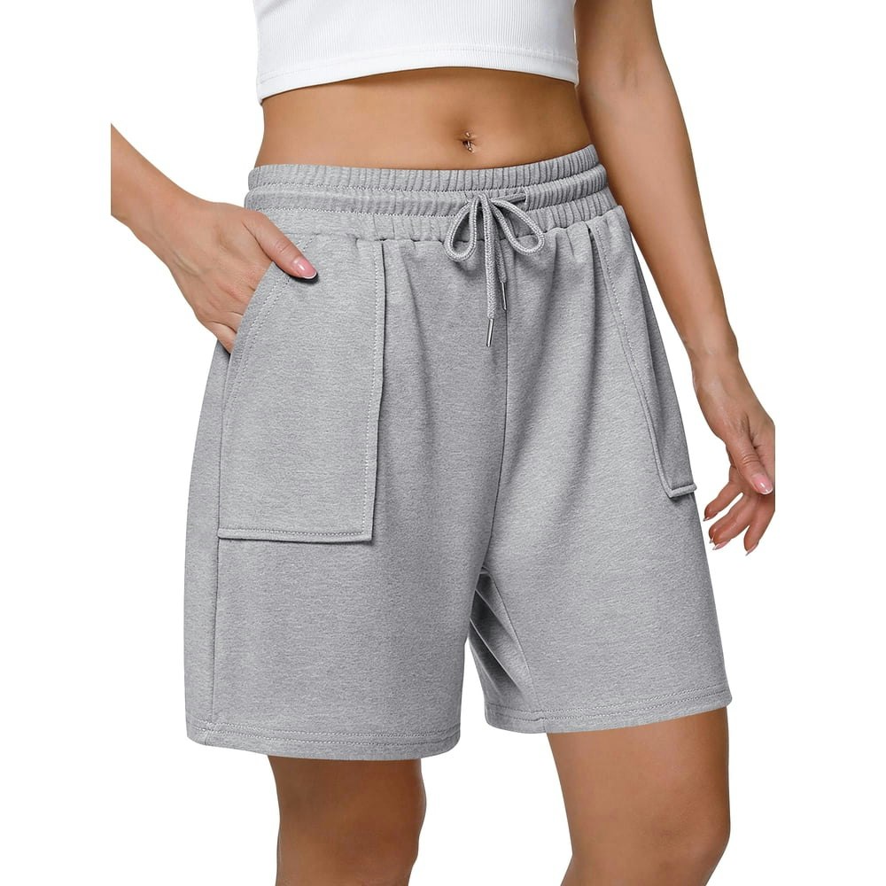 Swqzvt Women's Athletic Drawstring Lounge Shorts: $12.99