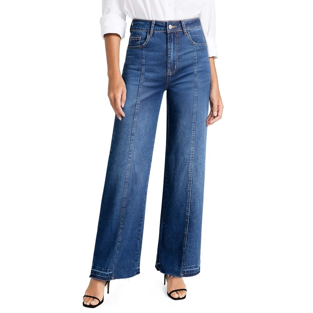 Dokotoo Women's High-Waist Wide-Leg Denim Jeans: $31.99 Dokotoo Women's High-Waist Wide-Leg Denim Jeans: $31.99