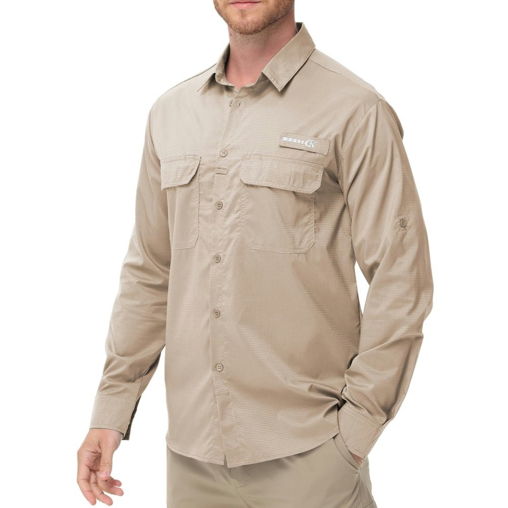 Zehisen Men's Long Sleeve UPF 50+ Fishing Shirt: $19.99 Zehisen Men's Long Sleeve UPF 50+ Fishing Shirt: $19.99