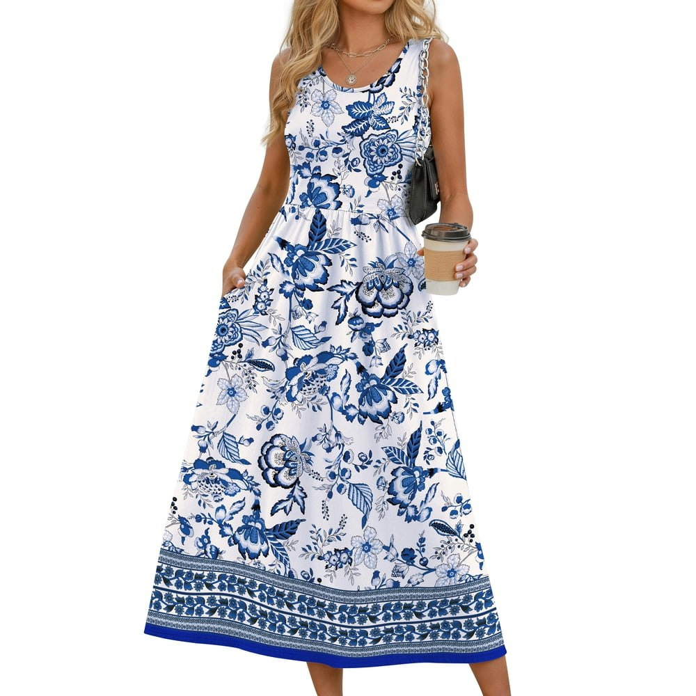 Fantaslook Sleeveless Casual Summer Maxi Dress: $15.69 Fantaslook Sleeveless Casual Summer Maxi Dress: $15.69