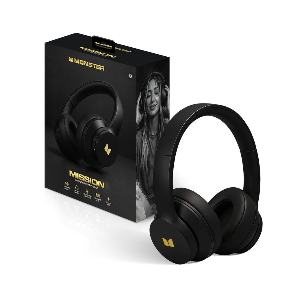 Monster Mission Wireless On-Ear Bluetooth Headphones: $24.99