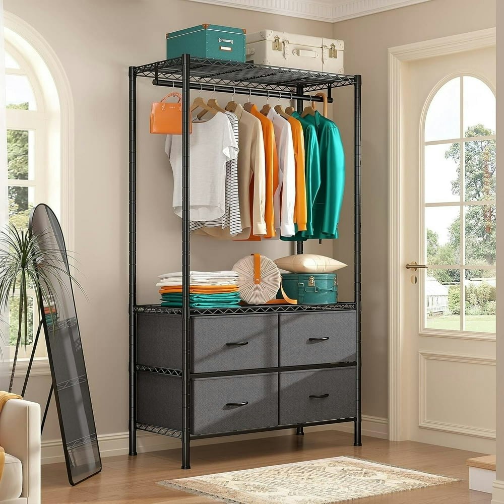 71-Inch Heavy Duty 3-Tier Garment Rack: $65.80 71-Inch Heavy Duty 3-Tier Garment Rack: $65.80