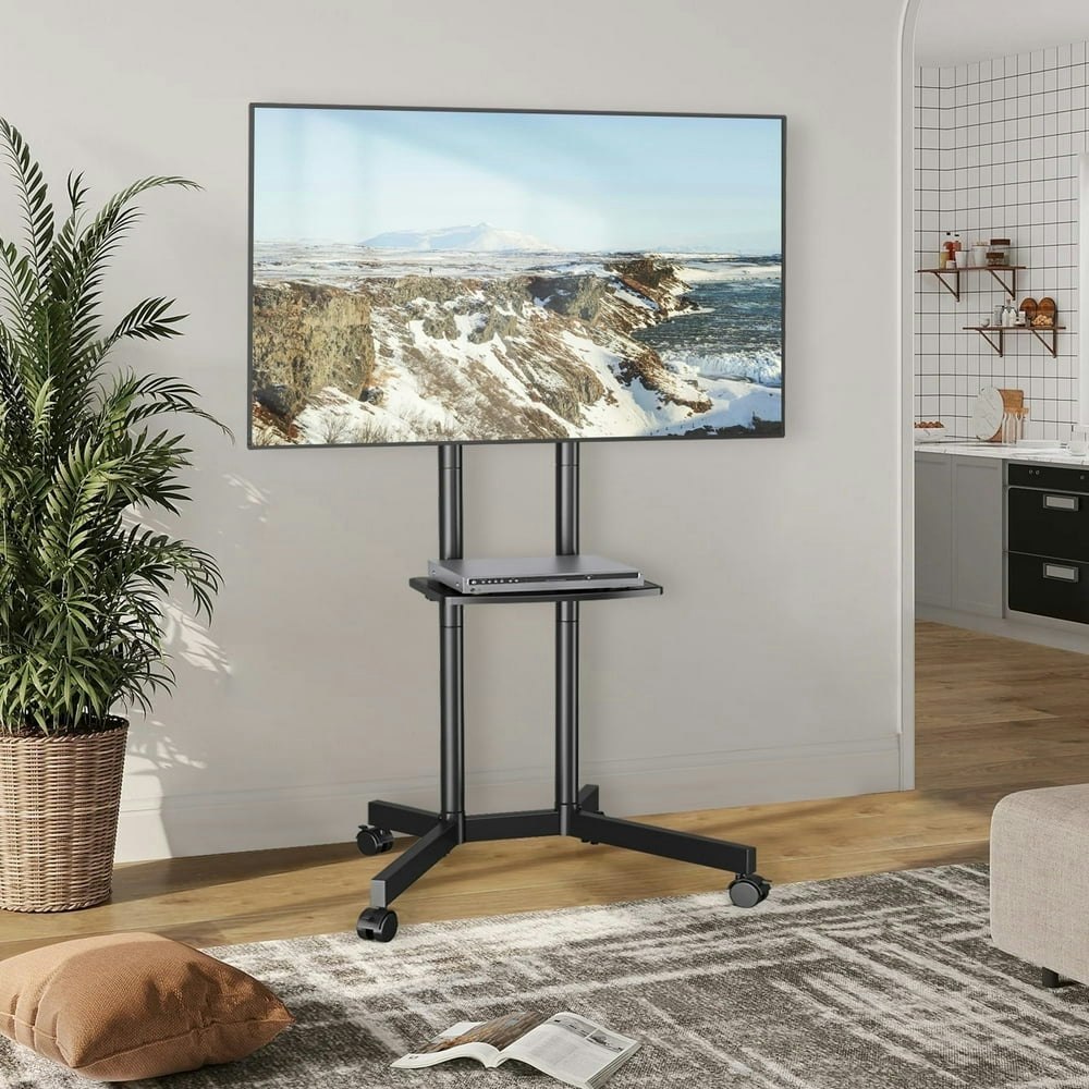 RTVR Rolling TV Stand for 75-inch TVs: $53.99