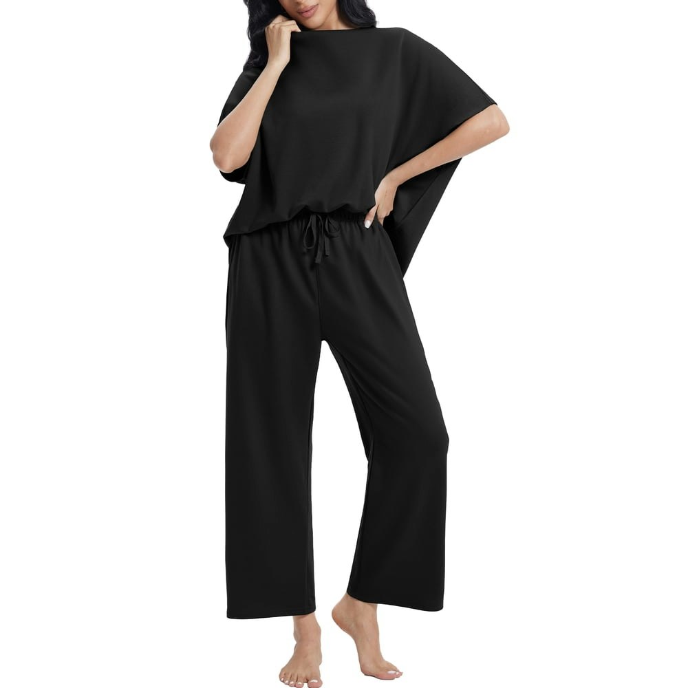 Mintreus Women's Two-Piece Batwing Lounge Set: $18.99 Mintreus Women's Two-Piece Batwing Lounge Set: $18.99