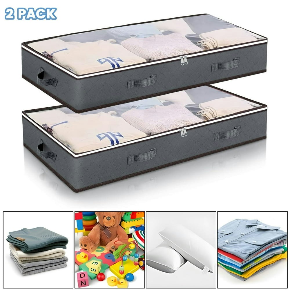 Yalumo Under Bed Storage Bags 2-Pack: $13.49
