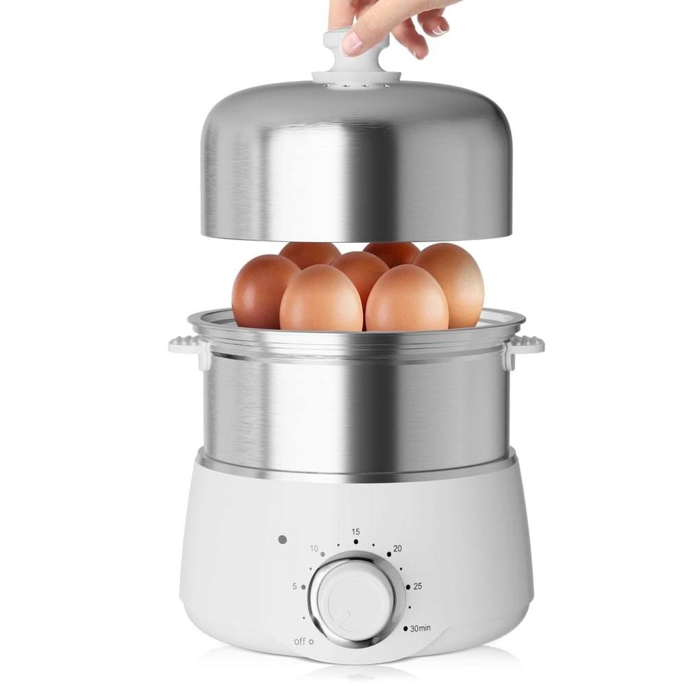 Keinve 14-Egg Capacity Electric Egg Cooker and Steamer: $26.99
