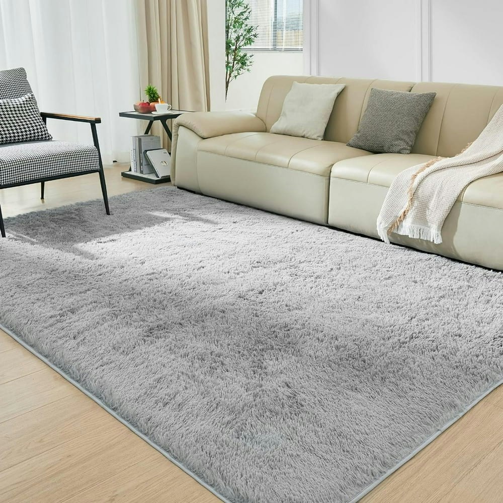 Cshidworld 5x8-Foot Fluffy Shag Area Rug: $26.99